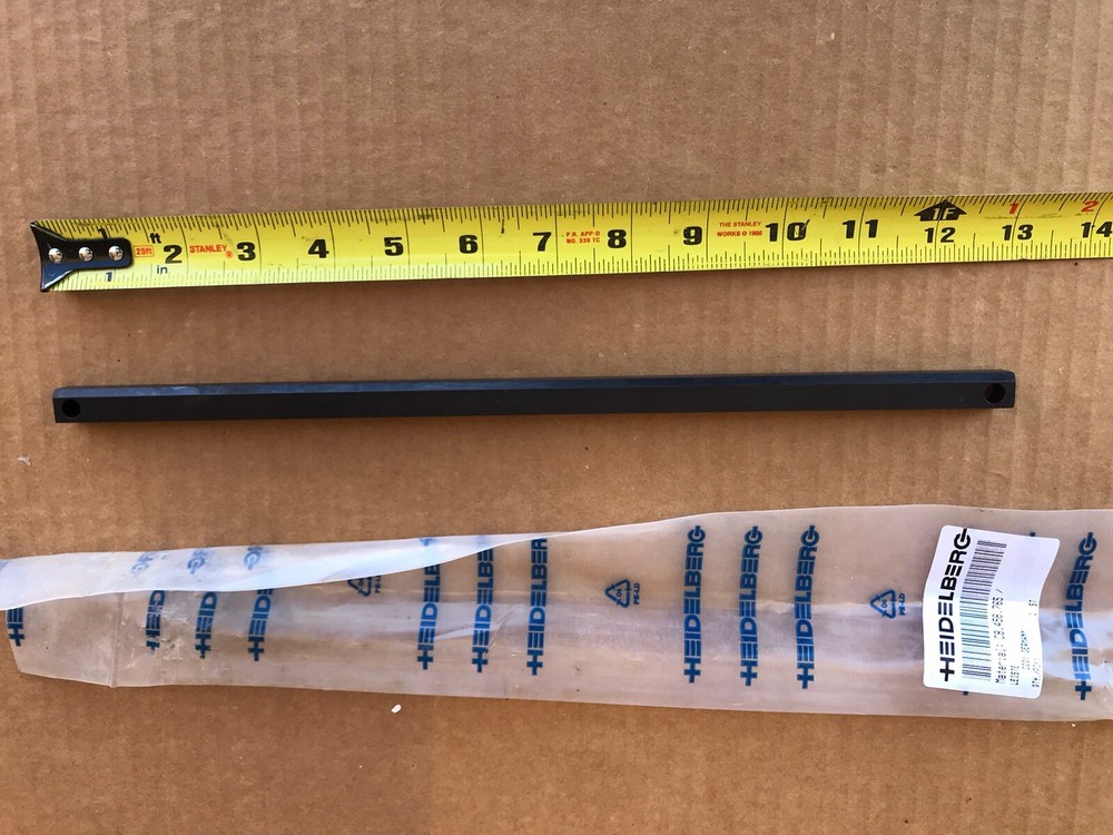 Original Heidelberg Plate Tail Clamp Bar C8.458.765/ From Germany