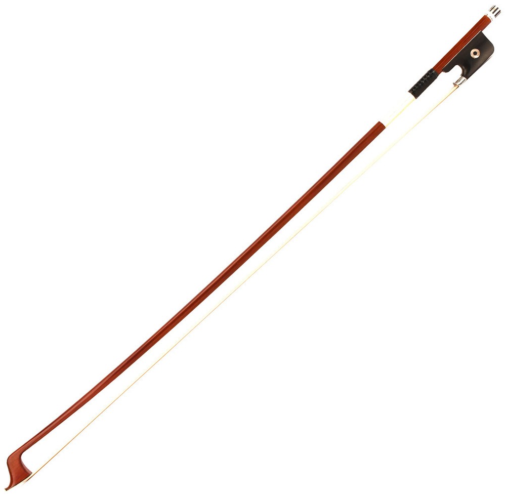E.Sartory Copy Master Pernambuco Cello Bow 3/4 Ebony Ring Frog Silver Part Stiff