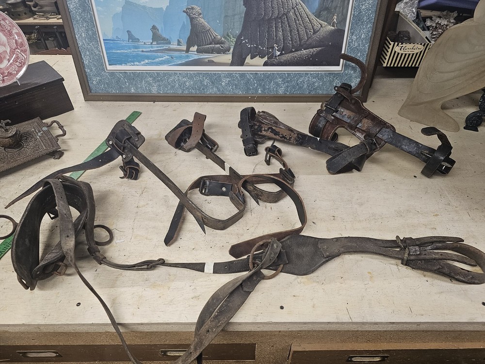 Vintage Bell System Set Buckingham Lineman Pole Climbing Spikes