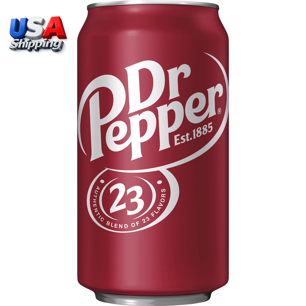 Dr Pepper Soda Pop, 12 Fl Oz, 12 Pack Cans