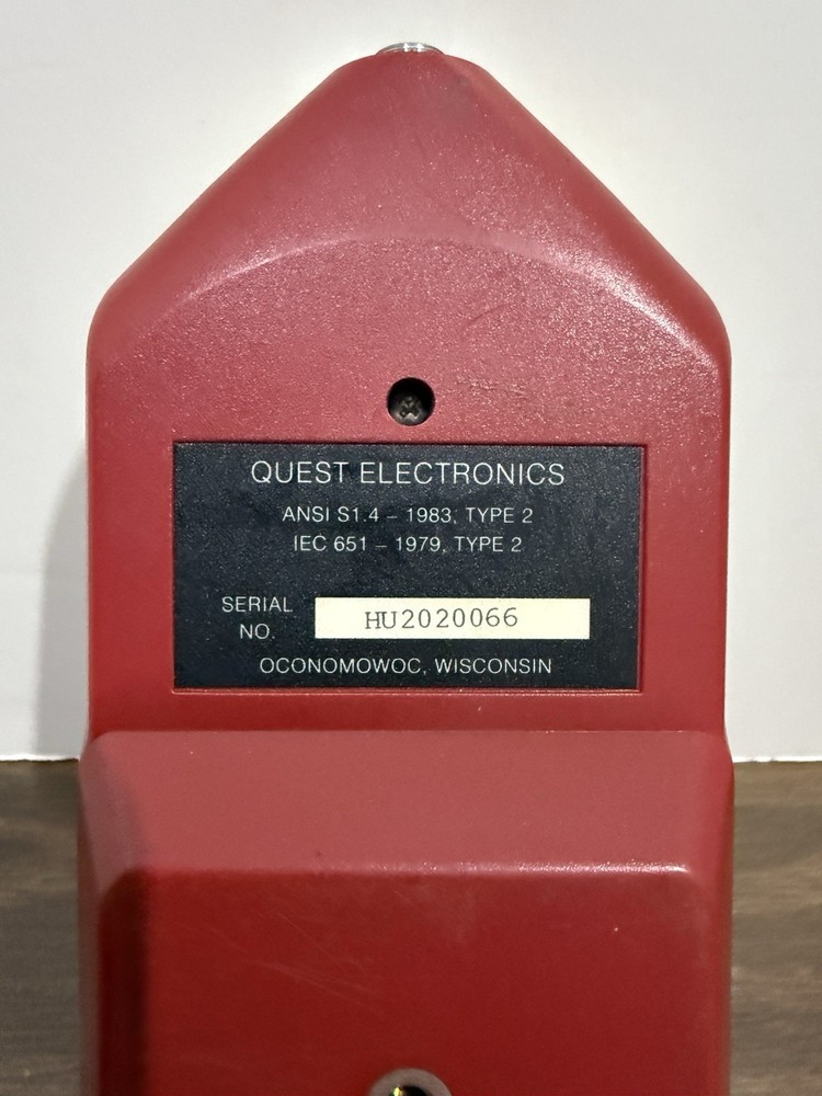TESTED - Quest Technologies Model 2700 Impulse Sound Level Meter - NO MIC.