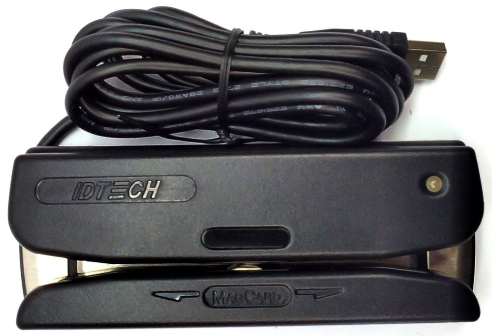 ID Tech WCR-354733 Card Reader MagStripe OmniDuo 3 Track USB Interface