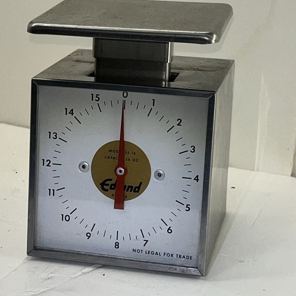 Edlund Deluxe Model SS-16 16oz Fixed Dial Mechanical Portion Scale