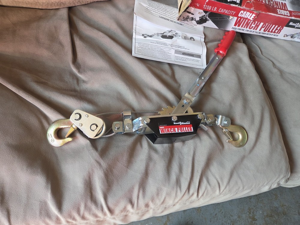 Haul Master 1200 Lb. Cable Winch Puller 30131