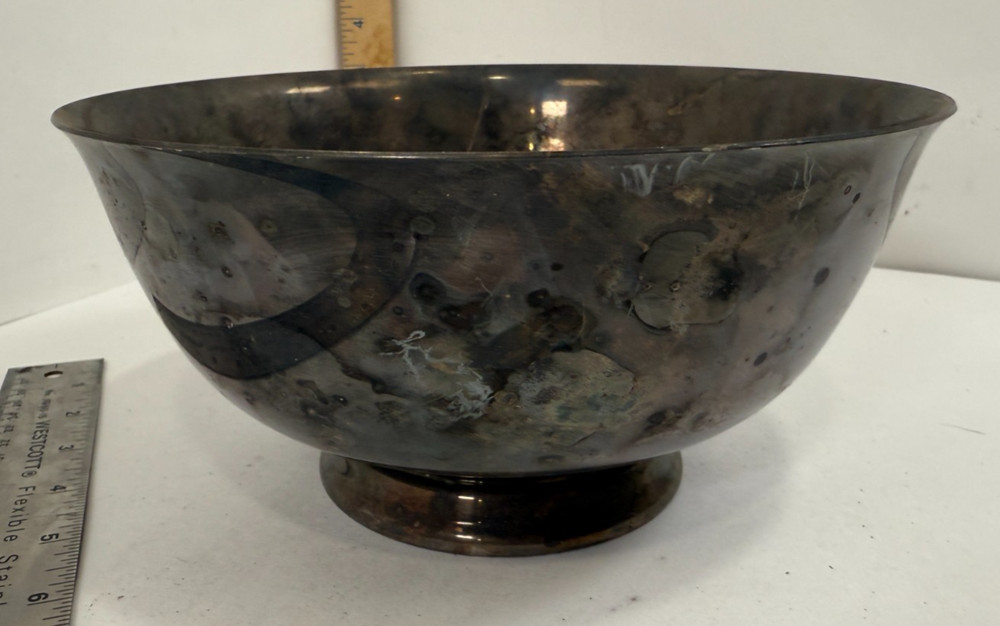 Reed And Barton Silver Plate Footed Bowl 104