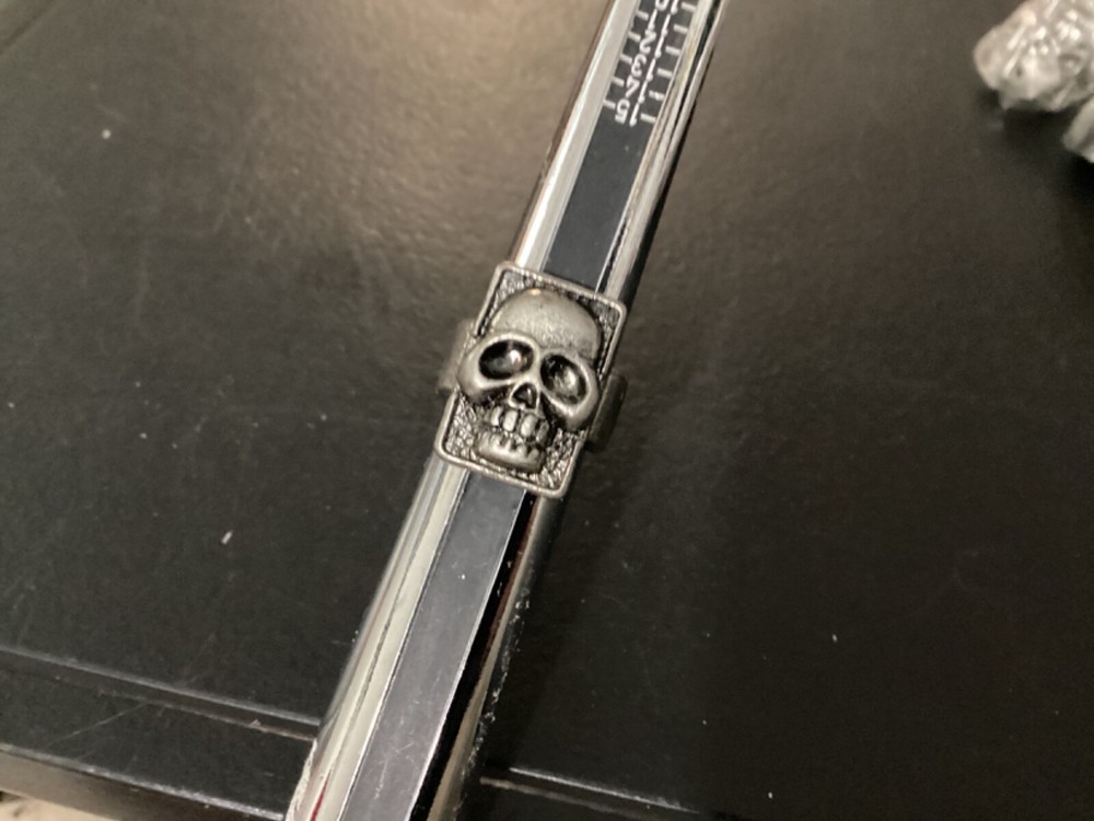 Metal Thick Scull Ring Halloween