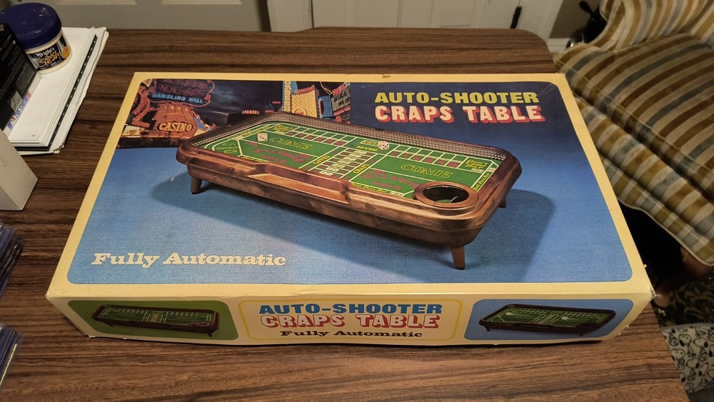 Waco Auto-Shooter Craps Table Fully Automatic Dice Roller Complete New Working!