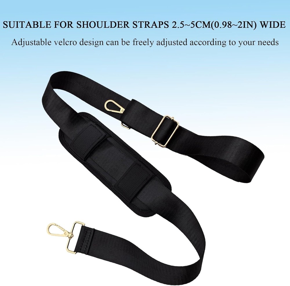 Soft Shoulder Strap Pad, Thick & Breathable Backpack Strap Pads, Removable