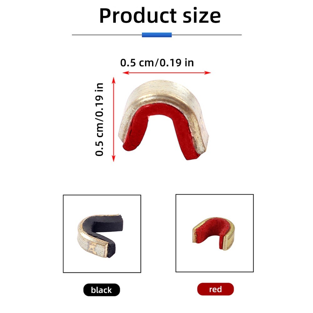 20Pcs Archery String Nocking Points Bow String Buckle Clips Cam String Nocks Red