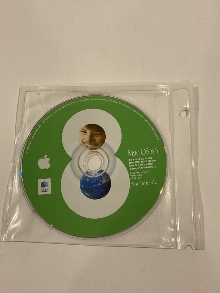 Vintage Apple Mac OS 8.5 Retail Version CD OEM