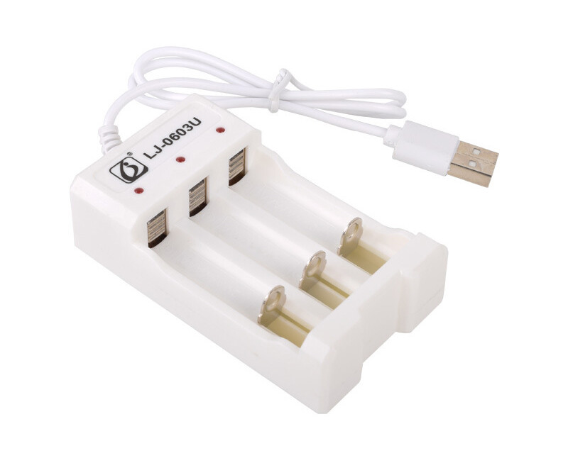 Precision USB Powered DC Charger Designed for Rechargeable AA & AAA Batteries