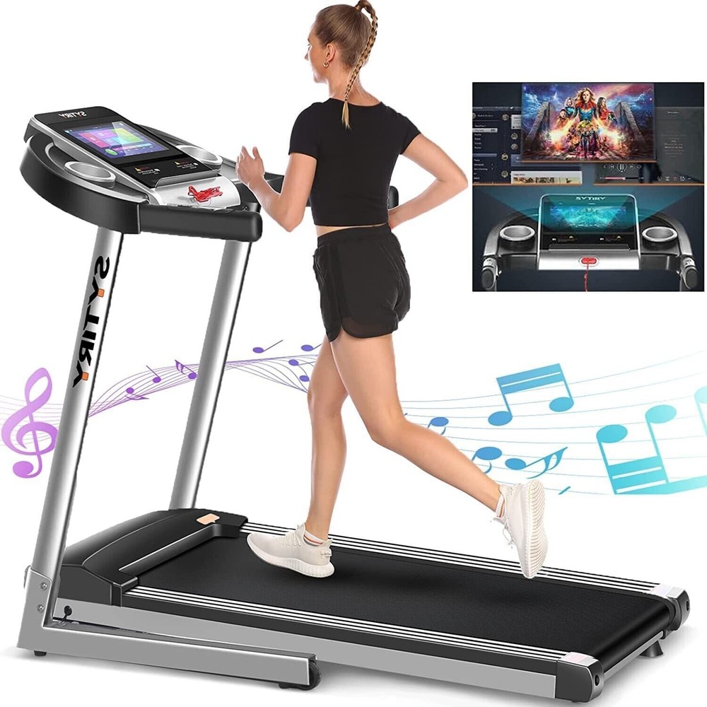Foading Design Treadmill 3.25HP Powerful Electric Treadmill Large w.LCD Display)