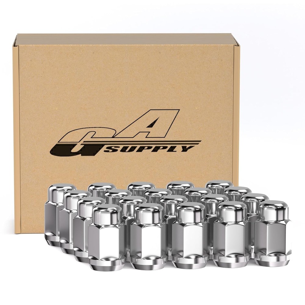 Chrome Lug Nuts 1/2-20 20 Pack