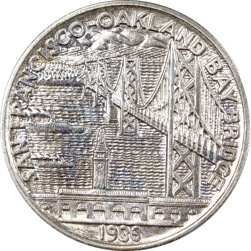 1936-S Bay Bridge Commem Half Dollar