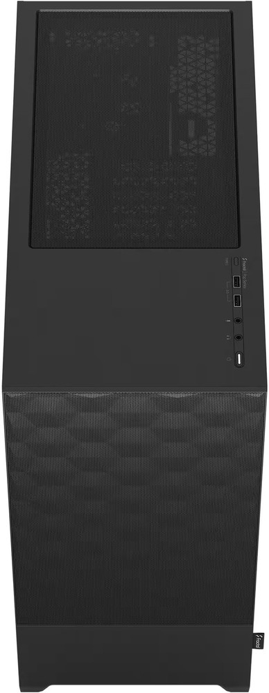 Fractal Design - Pop Air Black ATX High-Airflow Solid Panel Mid Tower Compute...