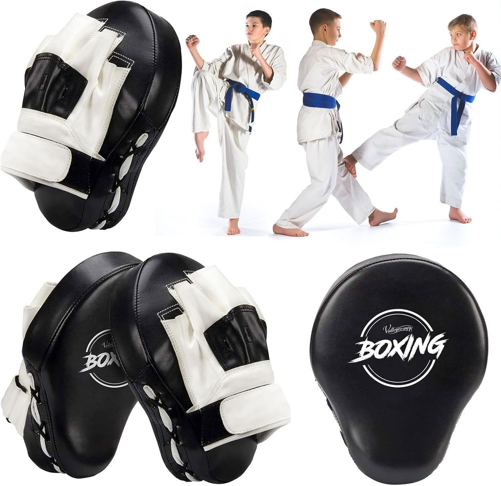 Lightweight Adjustable Punching Mitts with Durable Foam Padding for Fighters
