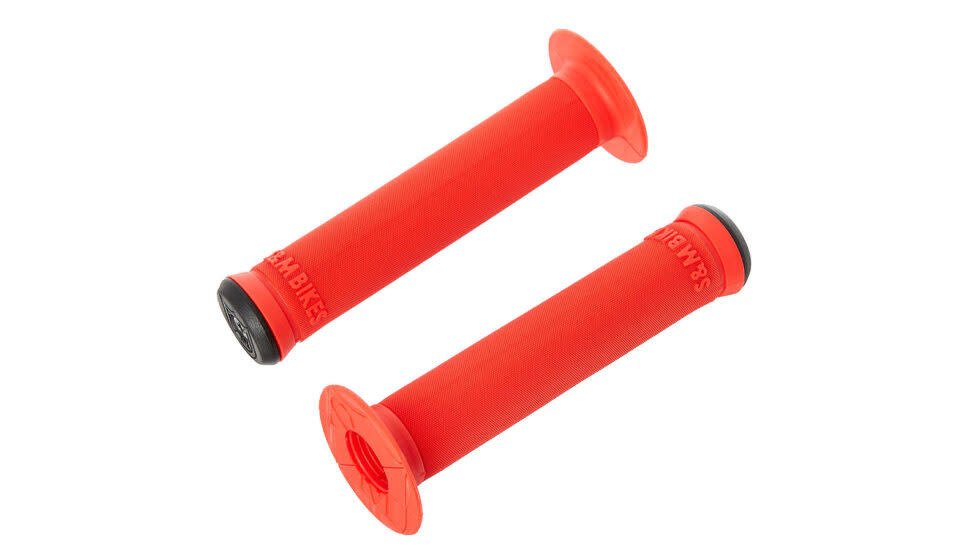 S&M Bikes Logo BMX grips RED