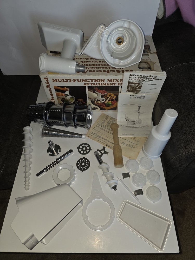 KitchenAid Multi-Function Mixer Attachment Pak FPP-A Slice/Shred Grind Strain
