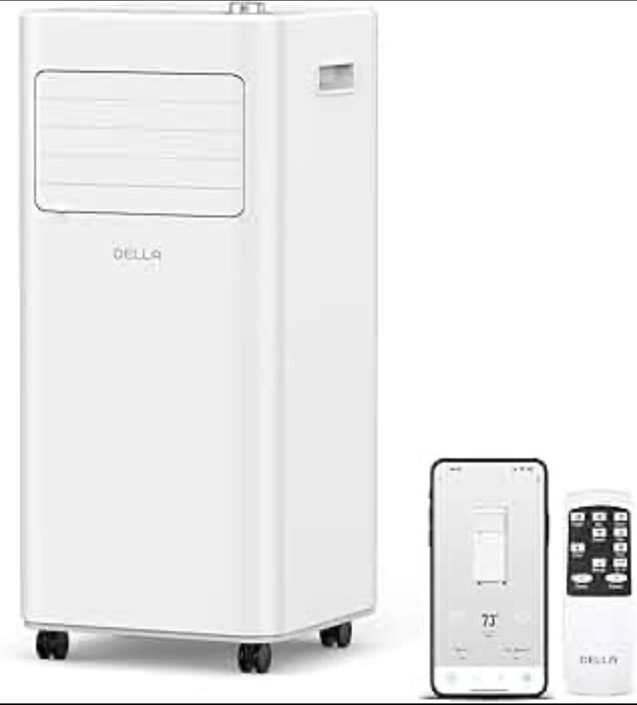 DELLA 5,000 BTU Portable Air Conditioner w/ Heat Pump (8,000 BTU ASHRAE)