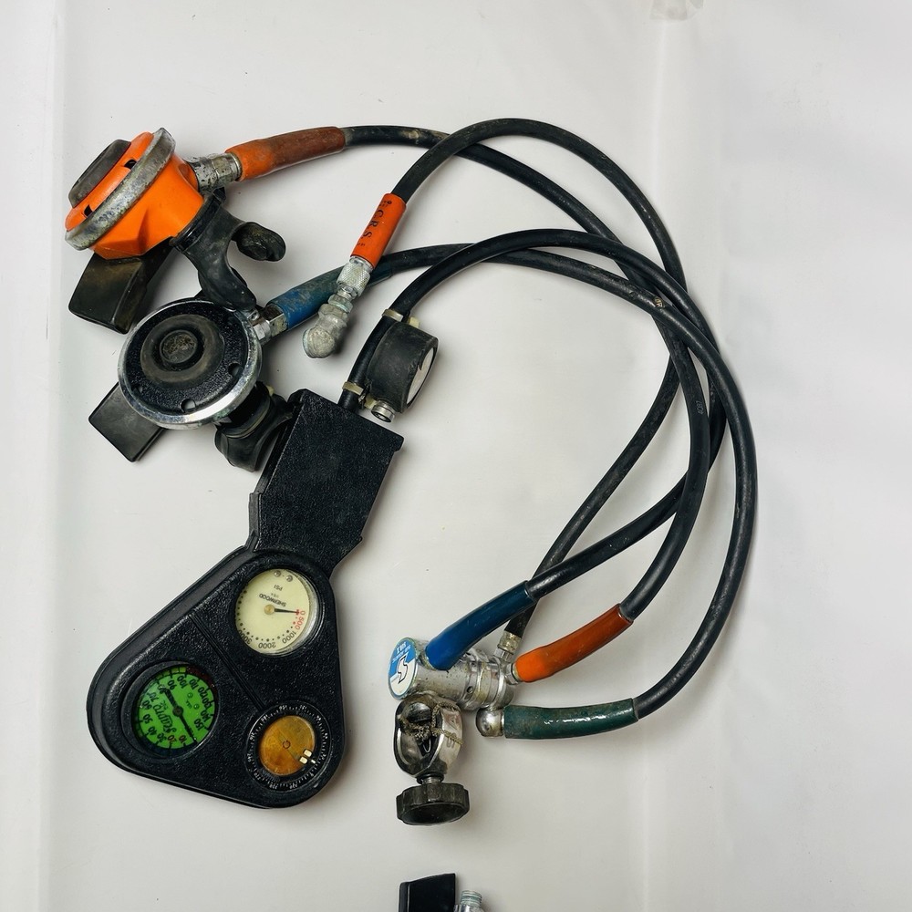 Sub Aquatic Console & Aqualung Regulator Vintage Untested