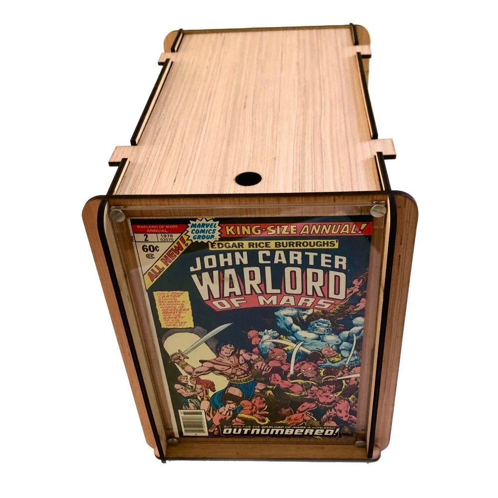 Comic Storage Box PLUS Vintage Marvel John Carter Warlord of Mars Comic Book