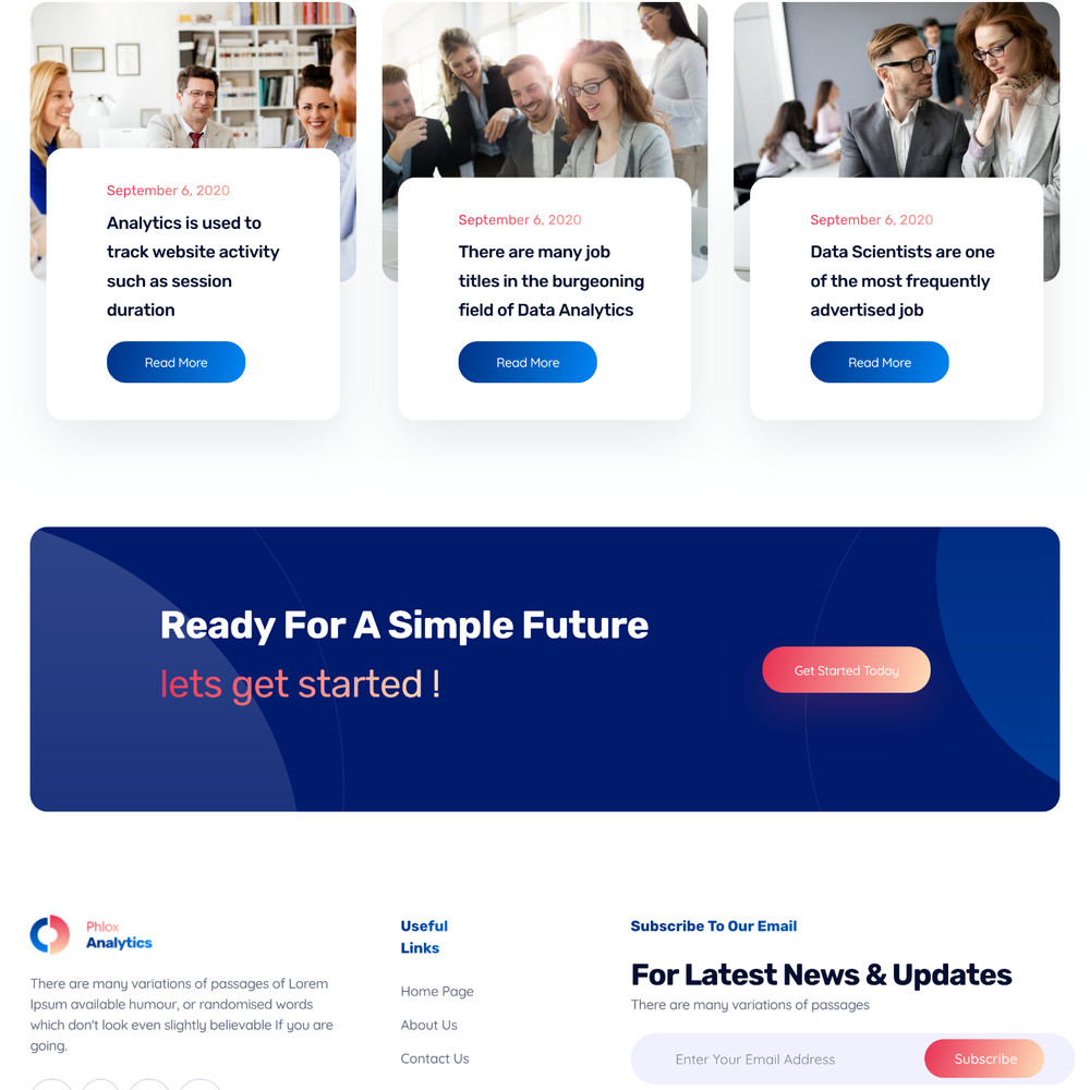 Analytics Tool Website Design with Free VPS Web Hosting and Installation