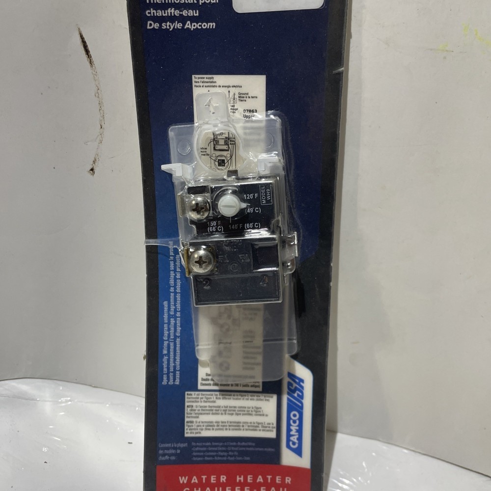 New In Package Camco USA 07723 Water Heater LOWER Thermostat Apcom Style