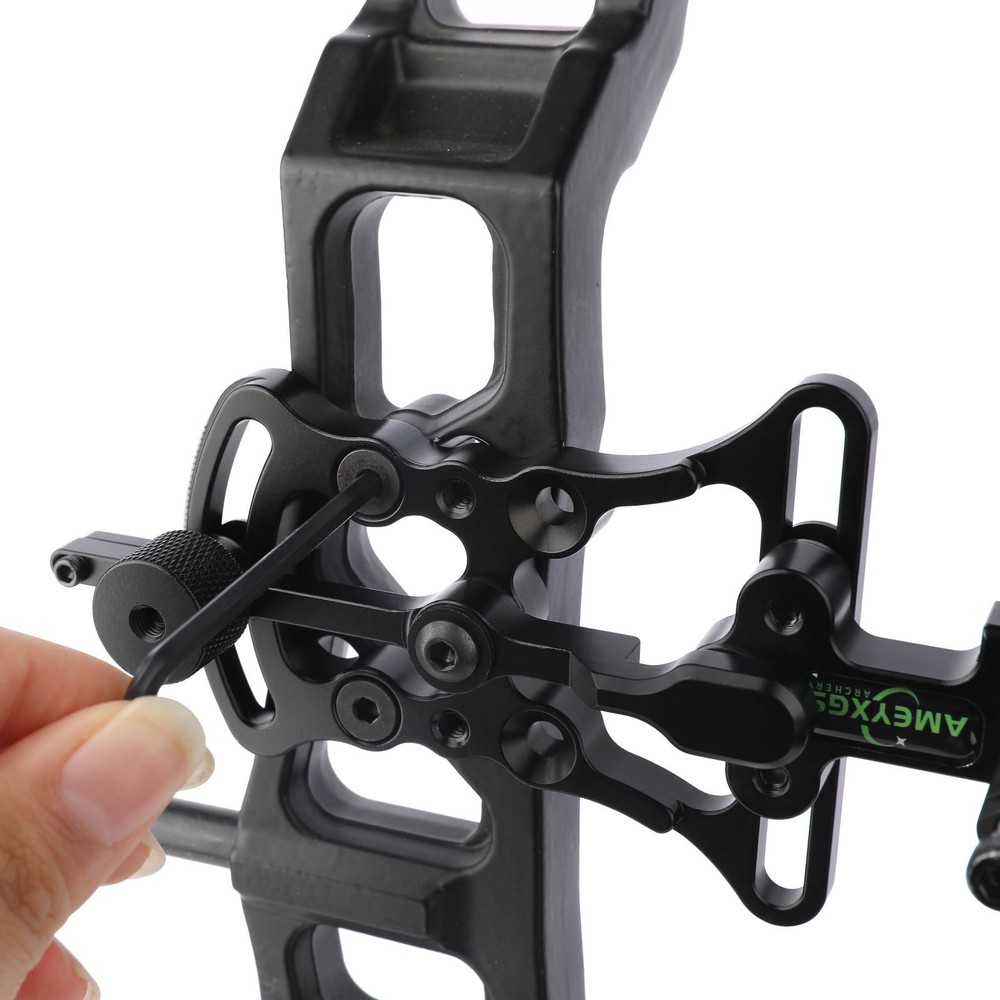 Archery Compound Bow Sight 1 Pin 0.019" Adjustable Hunting Shooting Target