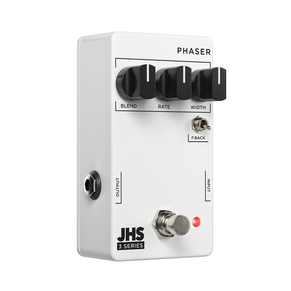JHS Pedals 3 Series Phaser, White (3SPH)