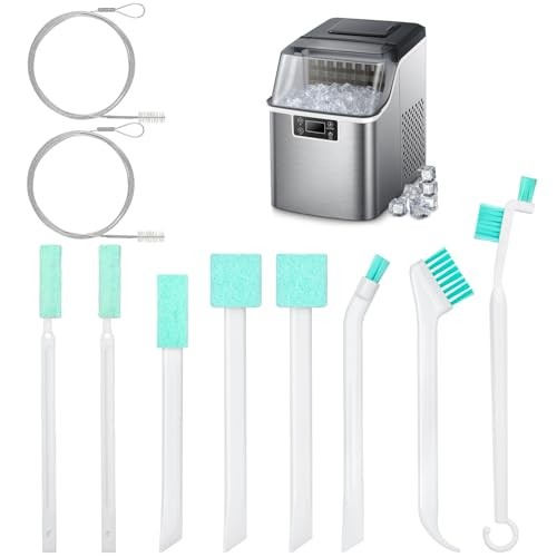 Ice Machine Cleaner Brush Kits, 10 PCS Ice Maker Cleaning Tools - 2PCS Long