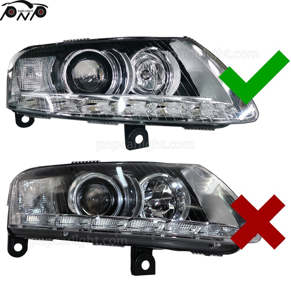Pair for Audi A6 C6 2007-2012 AFS Xenon Headlight Internal Wiring Harness ECE