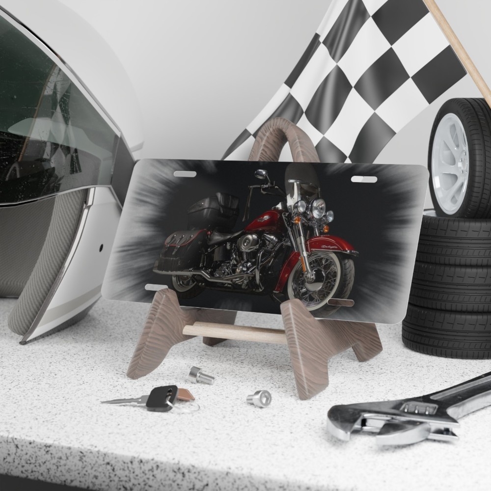 2010 Harley Davidson Softail Deluxe License Plate