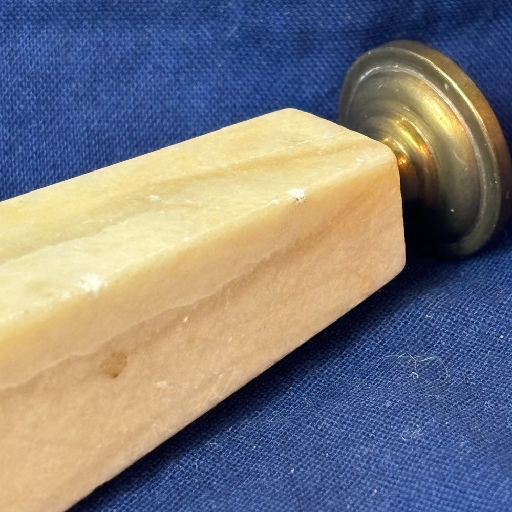 Art Deco Wax Seal Stamp Press Marble Handle Blank
