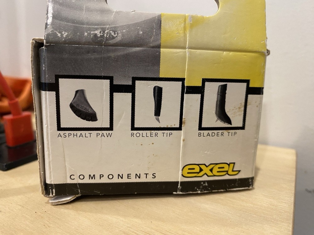 Rollerski Ferrules Tips (Black) - 11mm - Made in Finland by Exel