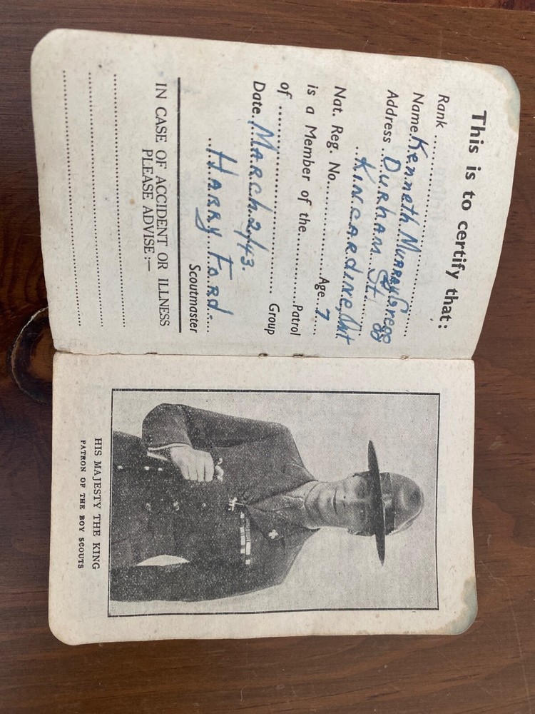 1943 Dated Boy Scouts Diary. Charles Letts’s Diary