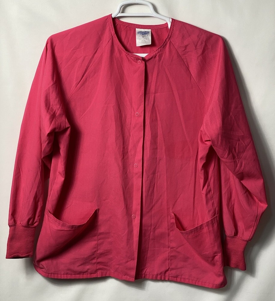 Scrub & Beyond Long Sleeve Top Size M Pink