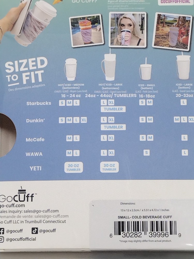 GoCuff Cold Beverage Cuff Small
