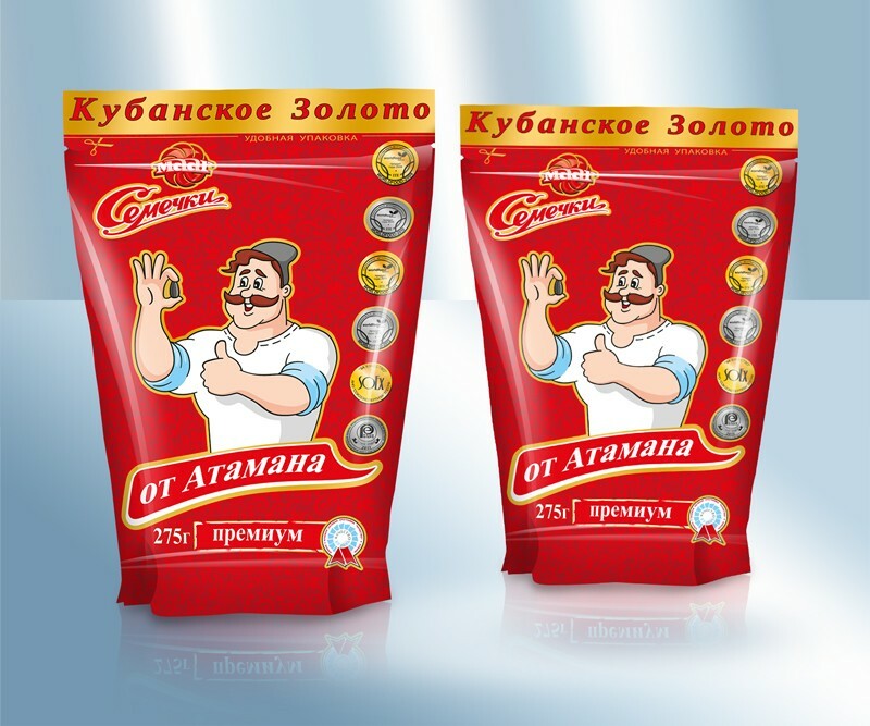 Sunflower Seeds "Ataman" Premium Roasted Семечки "Атаман" жареные отборные