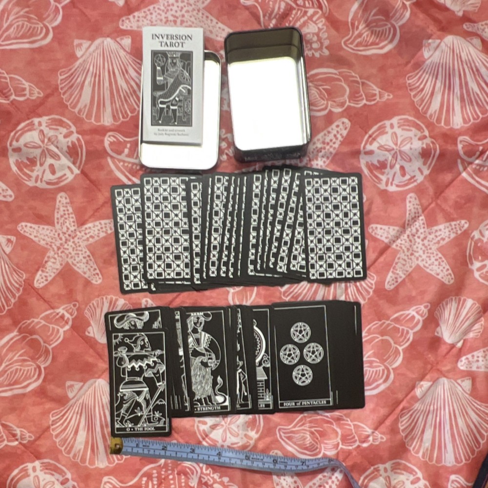 Inversion Tarot Card Deck by U.S. Games Systems, Inc. Tin Box & Guide Booklet