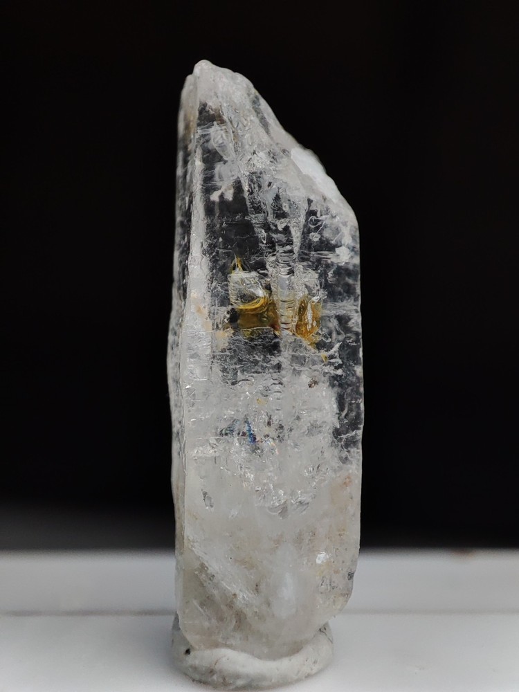 Petroleum Scepter Quartz Crystal Having Good Luster& Beautiful Growth.