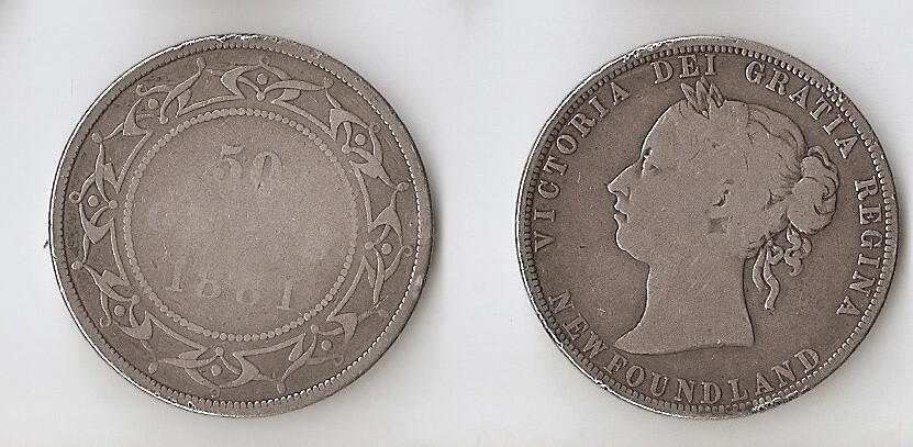 Canada Newfoundland 50 cents 1881