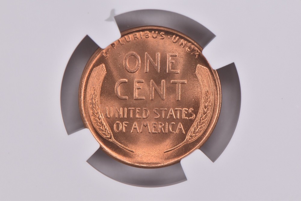 MS66 RD 1945 Lincoln Wheat Cent NGC Special Label
