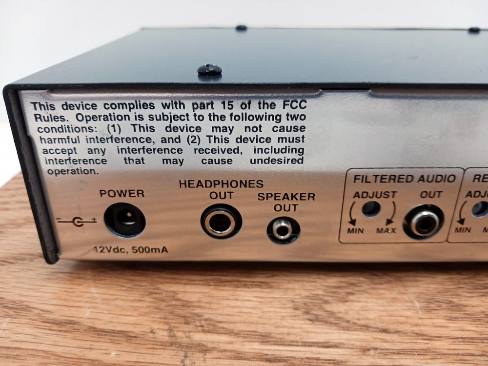 MFJ-784B Tunable DSP Filter Manual Power Supply - WORKS