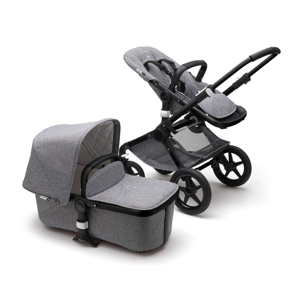 Bugaboo Fox 2 Complete Full-Size All-Terrain Stroller-Grey Melange Classic