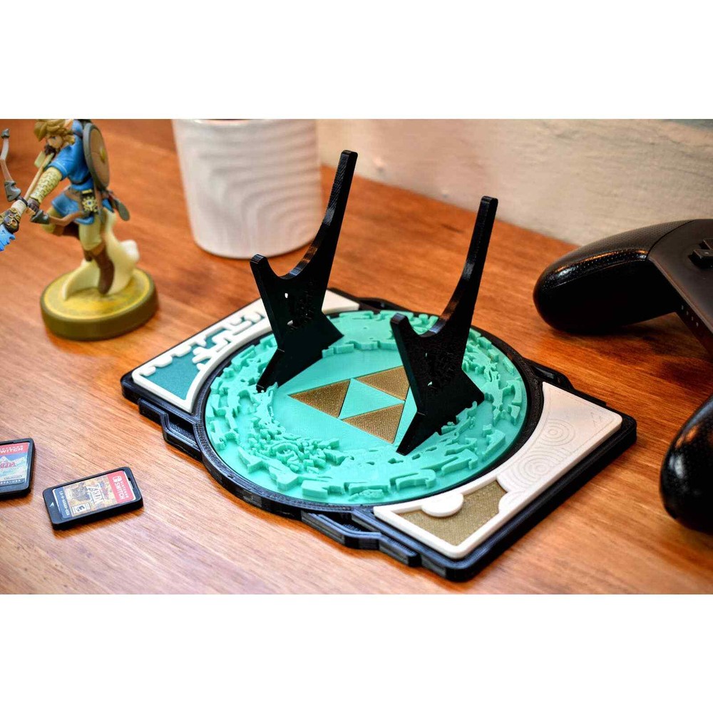 Zelda Tears of the Kingdom Pro Controller Display Stand - 3D Printed