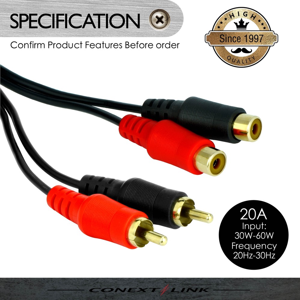 1 Pack Ground Loop Isolater Signal Noise Filter Suppressor RCA Adapter 2 Channel