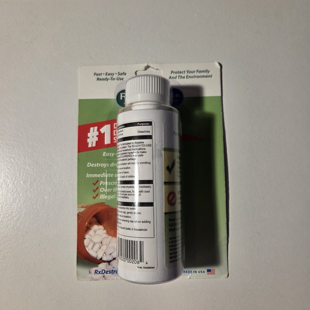 RxDestroyer Pharmaceutical Disposal System 4 oz Container