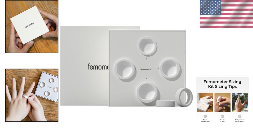 Smart Ring Sizing Kit for Accurate Fit - Sizes 6 to 9, Lightweight & Durable