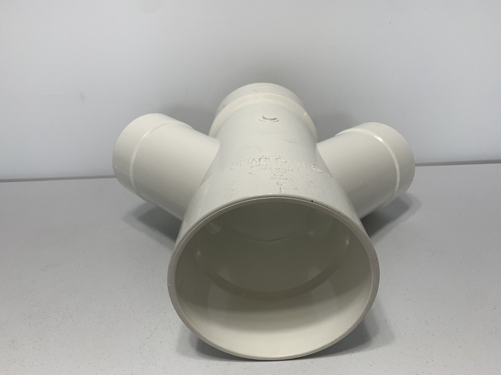 Charlotte 612 PVC Reducing Tee Double WYE