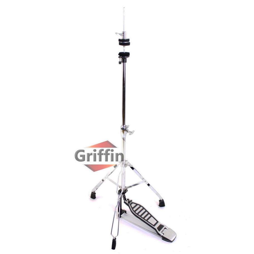 Complete Drum Hardware Pack 6 Piece Set by GRIFFIN | Full Size Percussion Stand